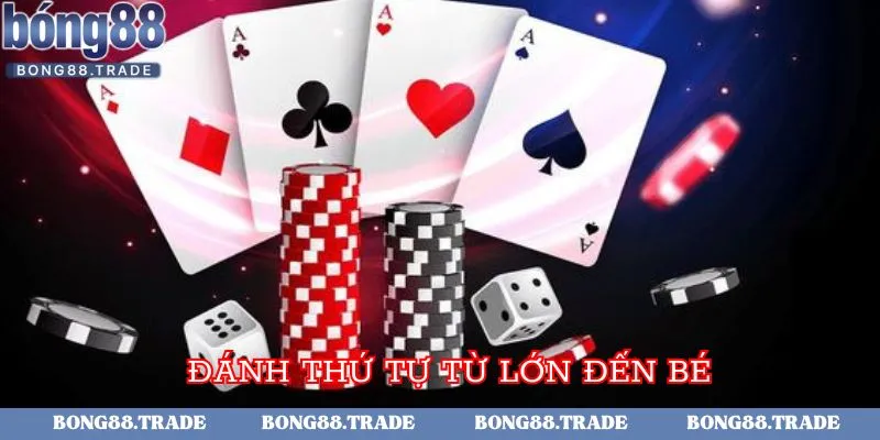 Đánh thứ tự lớn đến nhỏ