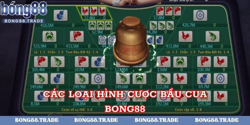 Những loại hình cá cược game bầu cua tôm cá