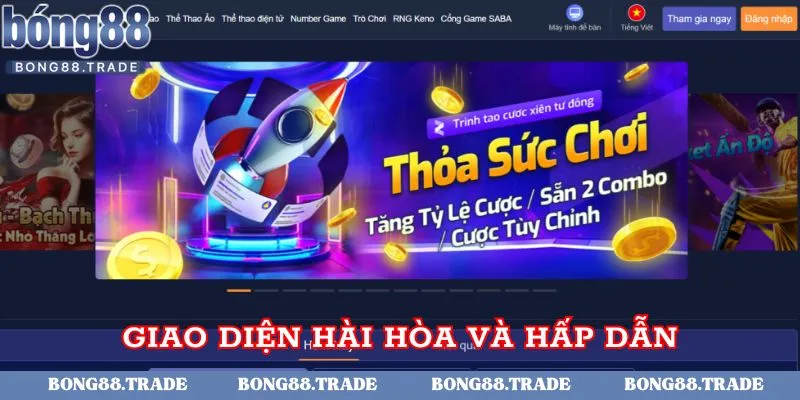 Giao diện hài hòa và hấp dẫn Giao diện hài hòa và hấp dẫn